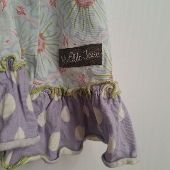 Matilda Jane Trapeze Top Ruffles and Floral - Picture 5 of 5